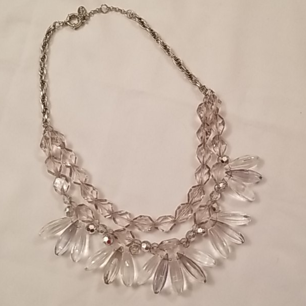 Loft bead statement necklace.